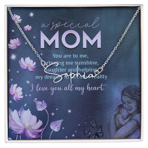 A special MOM necklace