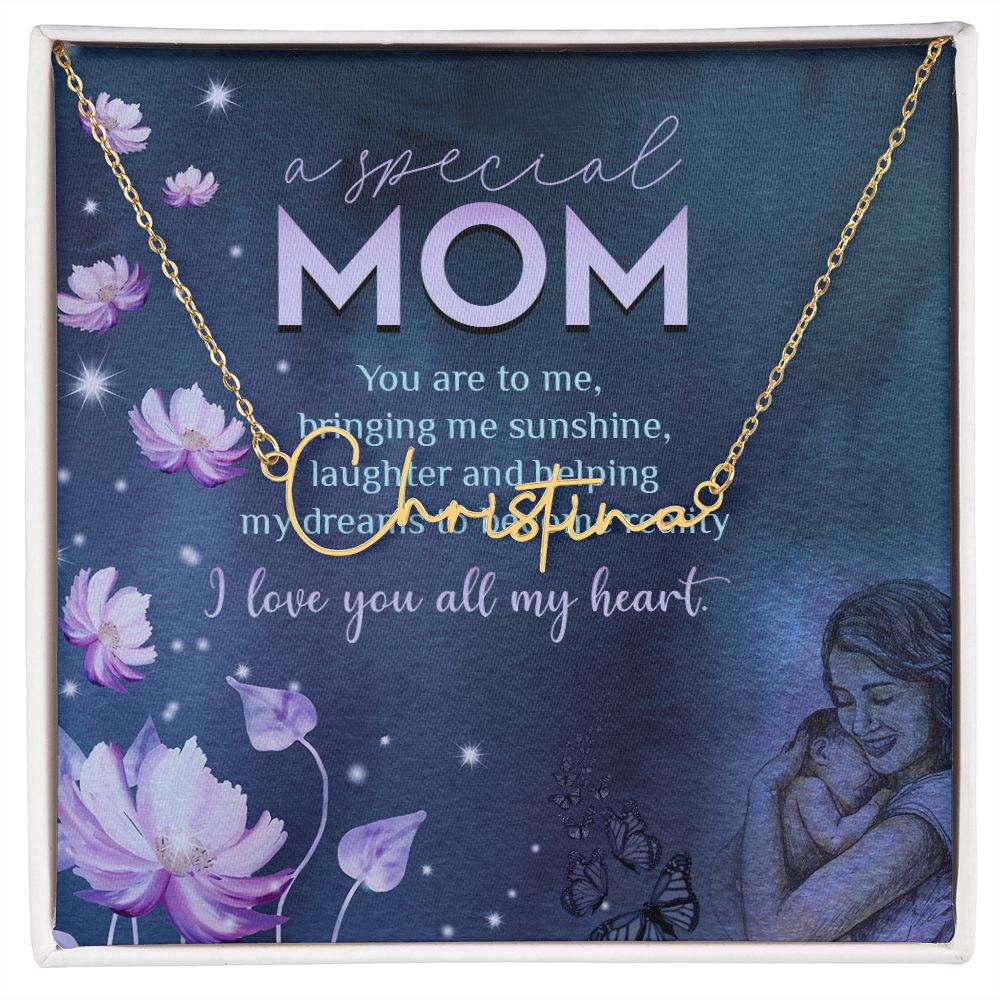 A special MOM necklace