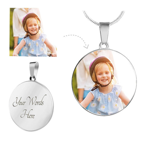Circle custom necklace
