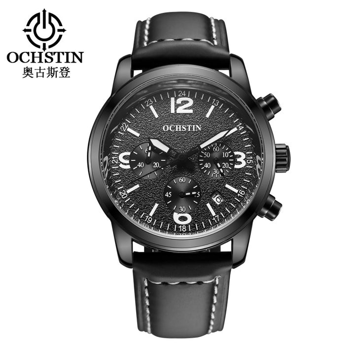2019 Mens Business Watches Top Brand Luxury Waterproof Chronograph Watch